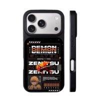 Demon Slayer Zenitsu anime art iPhone 17 Pro Max Black Case