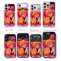 DemonSlayerZenitsuValentineArt Chris Brown Phone Case Black Electroplated Silver For Iphone 11 To 17