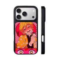 DemonSlayerZenitsuValentineArt iPhone 17 Pro Max Black Case