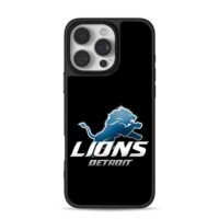 Detroit Lions blue lion logo Phone Case for iPhone 11-17 & Samsung Galaxy S24-S26