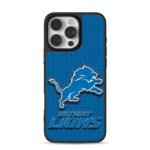Detroit Lions blue lion text Phone Case for iPhone 11-17 & Samsung Galaxy S24-S26