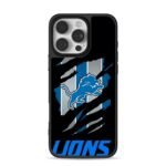 Detroit Lions torn lion logo Phone Case for iPhone 11-17 & Samsung Galaxy S24-S26