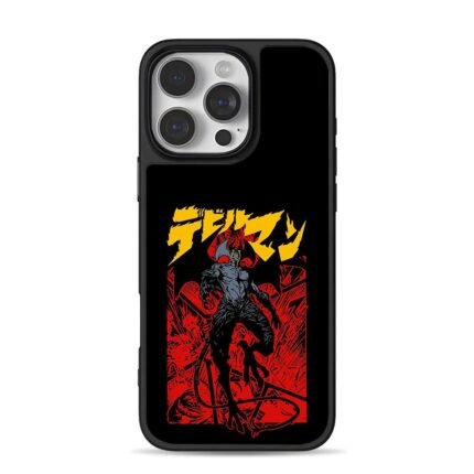 Devilman anime demon art iPhone 16 Pro Max Black Case