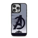 Dissolving Avengers logo heroes iPhone 16 Pro Max Black Case