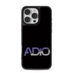Distressed Adio two tone logo Phone Case for iPhone 11-17 & Samsung Galaxy S24-S26