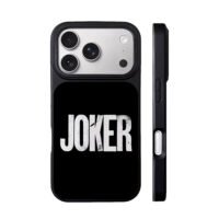 Distressed JOKER text on black iPhone 17 Pro Max Black Case