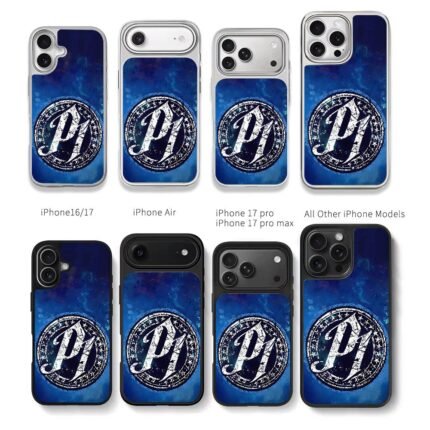 Distressed PJ blue galaxy seal Chris Brown Phone Case Black Electroplated Silver For Iphone 11 To 17