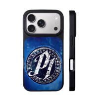 Distressed PJ blue galaxy seal iPhone 17 Pro Max Black Case