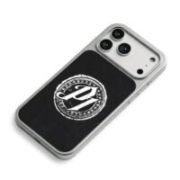 Distressed PJ star monogram iPhone 17 Pro Max Electroplated Silver Case2