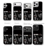 Don Omar music poster graphic Chris Brown Phone Case Black Electroplated Silver For Iphone 11 To 17