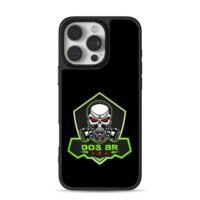 DOS BR gas mask skull badge Phone Case for iPhone 11-17 & Samsung Galaxy S24-S26