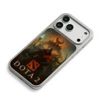 Dota 2 Axe CM Windranger SF iPhone 17 Pro Max Electroplated Silver Case2