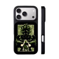 Dragon Ball Broly ki blast art iPhone 17 Pro Max Black Case