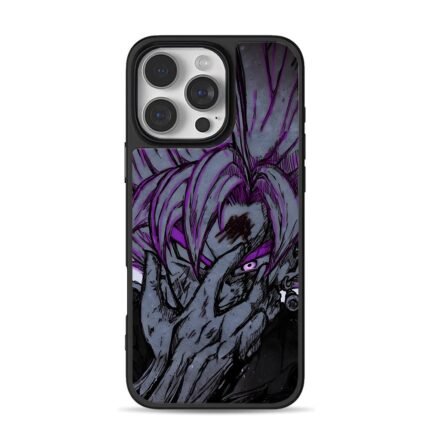 Dragon Ball Goku Black purple iPhone 16 Pro Max Black Case
