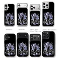 Dragon Ball Goku Ultra Instinct art Chris Brown Phone Case Black Electroplated Silver For Iphone 11 To 17