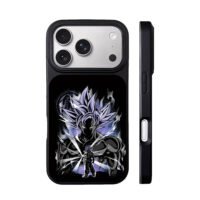 Dragon Ball Goku Ultra Instinct art iPhone 17 Pro Max Black Case
