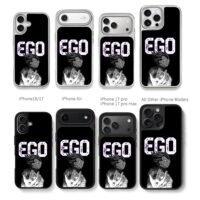 Dragon Ball Vegeta EGO print Chris Brown Phone Case Black Electroplated Silver For Iphone 11 To 17