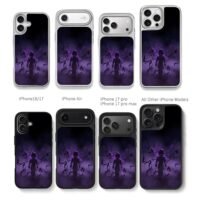 Dragon Ball Vegeta purple aura Chris Brown Phone Case Black Electroplated Silver For Iphone 11 To 17