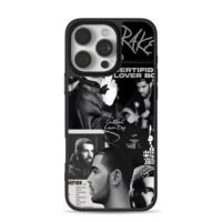 Drake CLB Scorpion bw collage Phone Case for iPhone 11-17 & Samsung Galaxy S24-S26