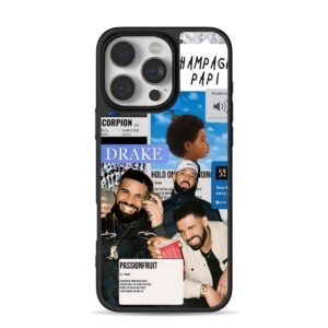 Drake rap album photo collage iPhone 16 Pro Max Black Case