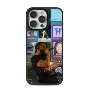 Drake rap collage Spotify music Phone Case for iPhone 11-17 & Samsung Galaxy S24-S26