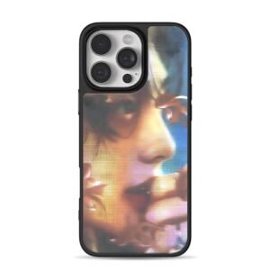 Dreamy male face with goldfish Phone Case for iPhone 11-17 & Samsung Galaxy S24-S26