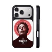 Drunk poster Mads Mikkelsen iPhone 17 Pro Max Black Case