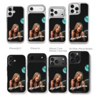 Dua Lipa Dont Start Now moon Chris Brown Phone Case Black Electroplated Silver For Iphone 11 To 17