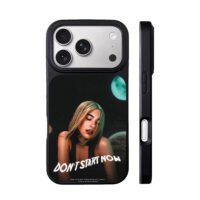 Dua Lipa Dont Start Now moon iPhone 17 Pro Max Black Case