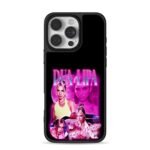 Dua Lipa Future Nostalgia art iPhone 16 Pro Max Black Case