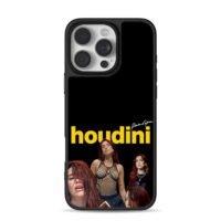 Dua Lipa Houdini photo collage iPhone 16 Pro Max Black Case