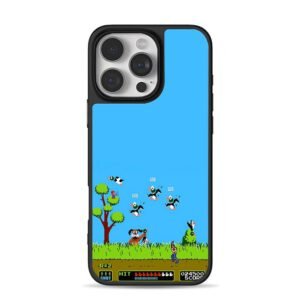 Duck Hunt pixel shooting game Phone Case for iPhone 11-17 & Samsung Galaxy S24-S26