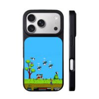 Duck Hunt pixel shooting game iPhone 17 Pro Max Black Case