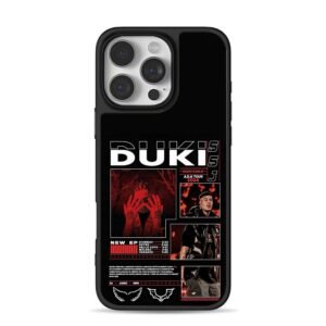 Duki 2024 ADA tour red black rap art Phone Case for iPhone 11-17 & Samsung Galaxy S24-S26