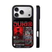 Duki Ameri 2025 concert poster iPhone 17 Pro Max Black Case