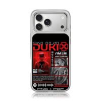 Duki Ameri 2025 concert poster iPhone 17 Pro Max Electroplated Silver Case1