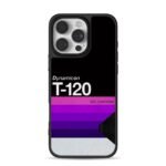 Dynamicon T120 VHS camcorder Phone Case for iPhone 11-17 & Samsung Galaxy S24-S26
