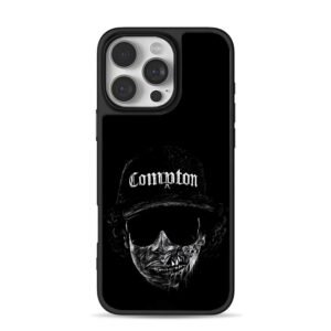 Eazy E Compton skull cap art Phone Case for iPhone 11-17 & Samsung Galaxy S24-S26