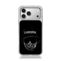 Eazy E Compton skull cap art iPhone 17 Pro Max Electroplated Silver Case1