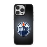 Edmonton Oilers NHL logo dark Phone Case for iPhone 11-17 & Samsung Galaxy S24-S26