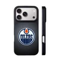Edmonton Oilers NHL logo dark iPhone 17 Pro Max Black Case