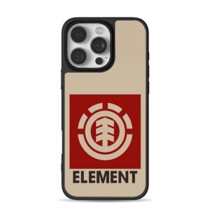 Element logo red square text Phone Case for iPhone 11-17 & Samsung Galaxy S24-S26