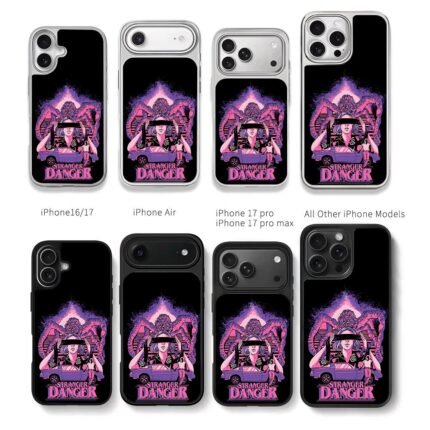 Eleven Stranger Things demogorgon Chris Brown Phone Case Black Electroplated Silver For Iphone 11 To 17