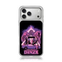 Eleven Stranger Things demogorgon iPhone 17 Pro Max Electroplated Silver Case1