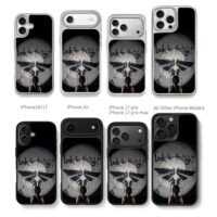 Ellie Firefly Look for light Chris Brown Phone Case Black Electroplated Silver For Iphone 11 To 17