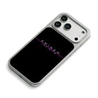 Eminem Infinite on dark starry iPhone 17 Pro Max Electroplated Silver Case2