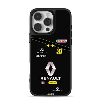 Esteban Ocon 31 Renault livery iPhone 16 Pro Max Black Case