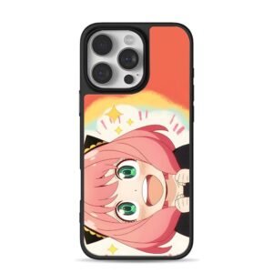 Excited Anya Forger SpyxFamily Phone Case for iPhone 11-17 & Samsung Galaxy S24-S26