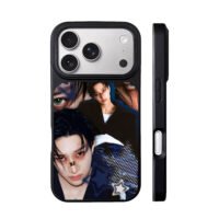 EXO Kai dark blue star collage iPhone 17 Pro Max Black Case
