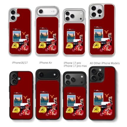 F1 Ferrari Lewis Hamilton UK helmet Chris Brown Phone Case Black Electroplated Silver For Iphone 11 To 17